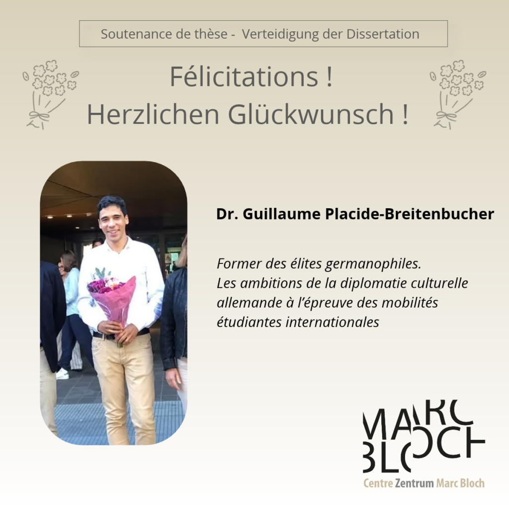 🎓 Félicitations à Dr. Guillaume Placide-Breitenbucher pour la soutenance de sa thèse